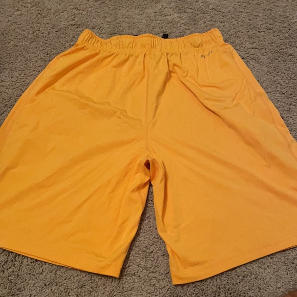 Nike Dri-Fit Orange Shorts - Picture 2 of 3